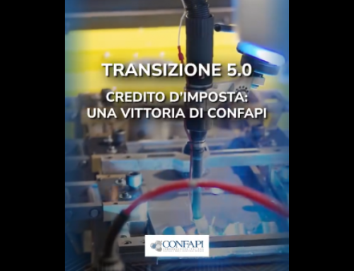 CREDITO D’IMPOSTA “PIANO TRANSIZIONE 5.0.” UNA VITTORIA DI CONFAPI